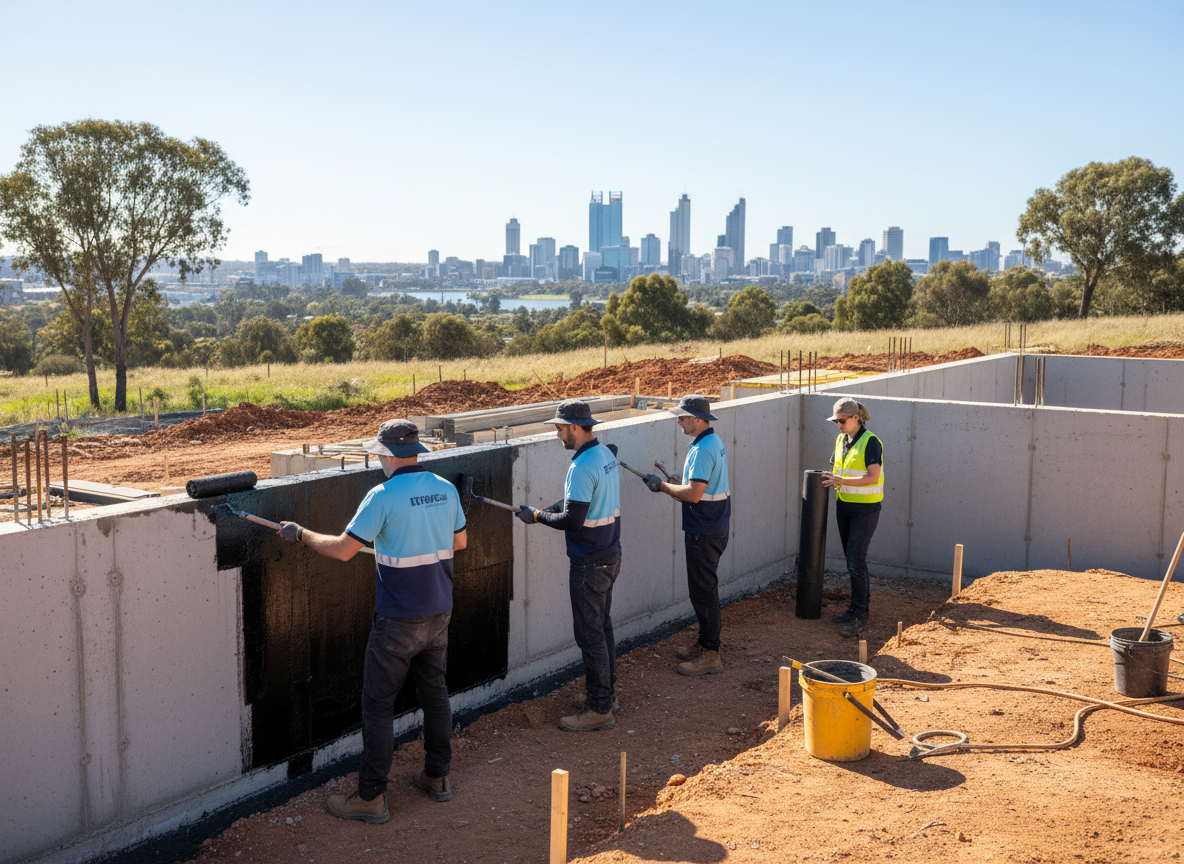 waterproofing work by Waterproofing Perth in Perth, Western Australia